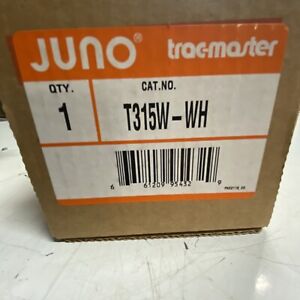 Juno Lighting Group T315W-WH Flat Back Cylinder PARL Trac Head