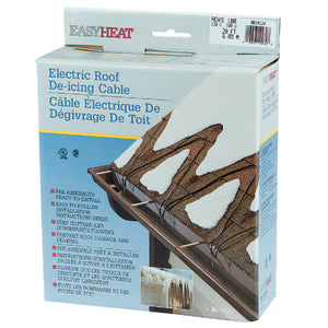 Easy Heat ADKS Series ADKS100 Roof And Gutter De-Icing Cable, 20 Ft L, 120 V, 100 W