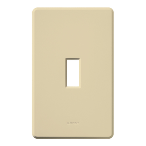 Lutron Fassada 1-Gang Ivory Single Toggle Wall Plate